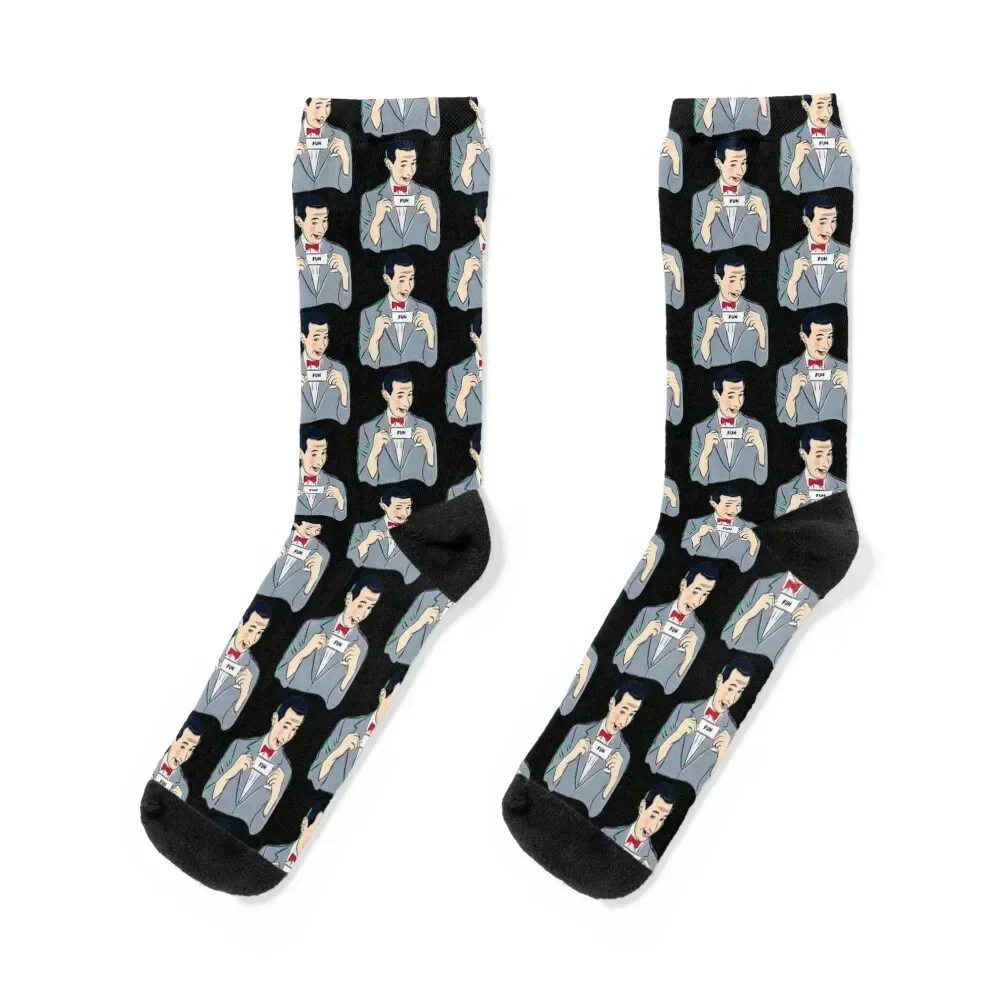 Peewee Herman Socks compression floor Antiskid soccer Man Socks Women's