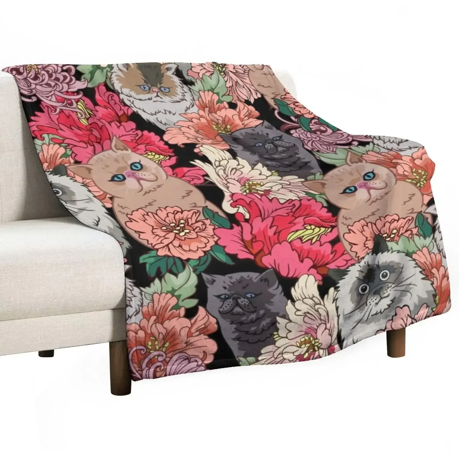 

Because Cats Throw Blanket Loose Blankets Sofas Of Decoration Blankets