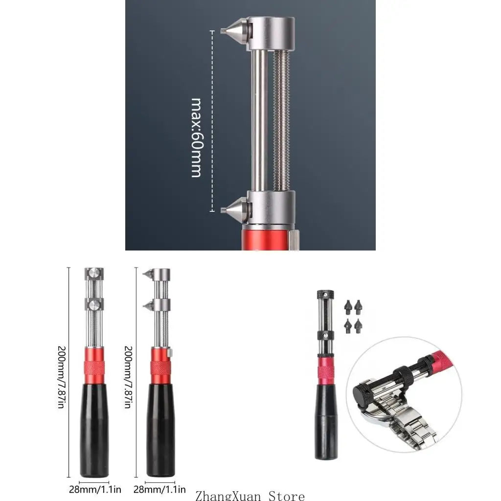 

3XUF WATCH Back Case Cover Openable Recture Remover Report Watchmaker Tool