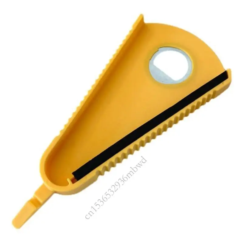 

K43D Senior Friendly Yellow Can Opener for Stubborn Lids Slip Resistant Handle Bottle Opener Ergonomic Kitchen Gadget