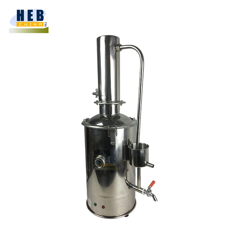 Stainless Steel Electric Heating Distiller For Laboratory Use In Scientific Research Producing Distilled Water 1 Year Warranty