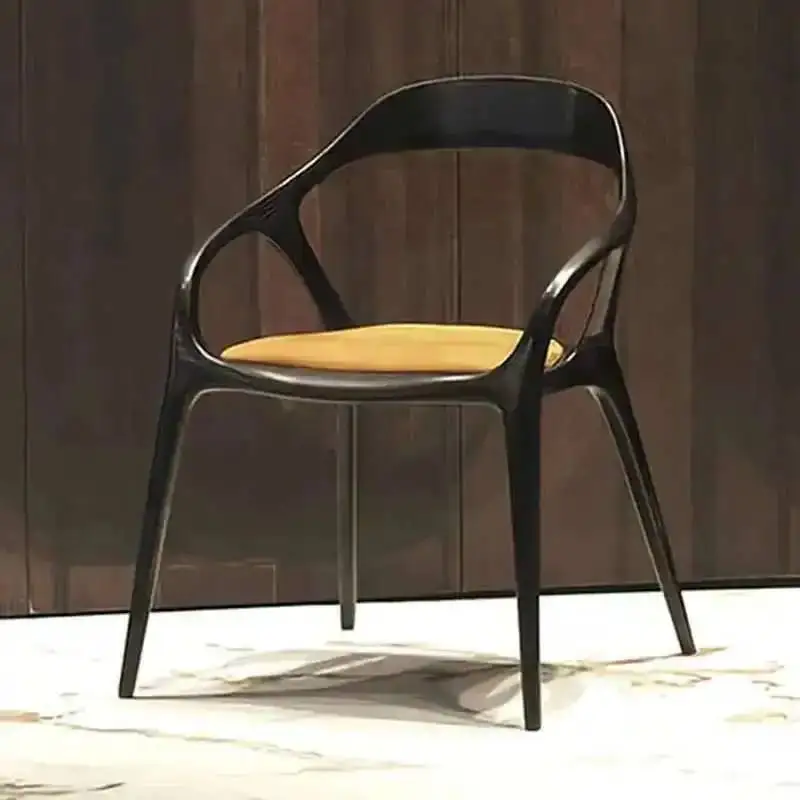 Cadeira Relaxing Dining Home Chairs Design AB50CY Individual Armchair Luxury Wooden Vintage Modern Furniture Dining Chairs