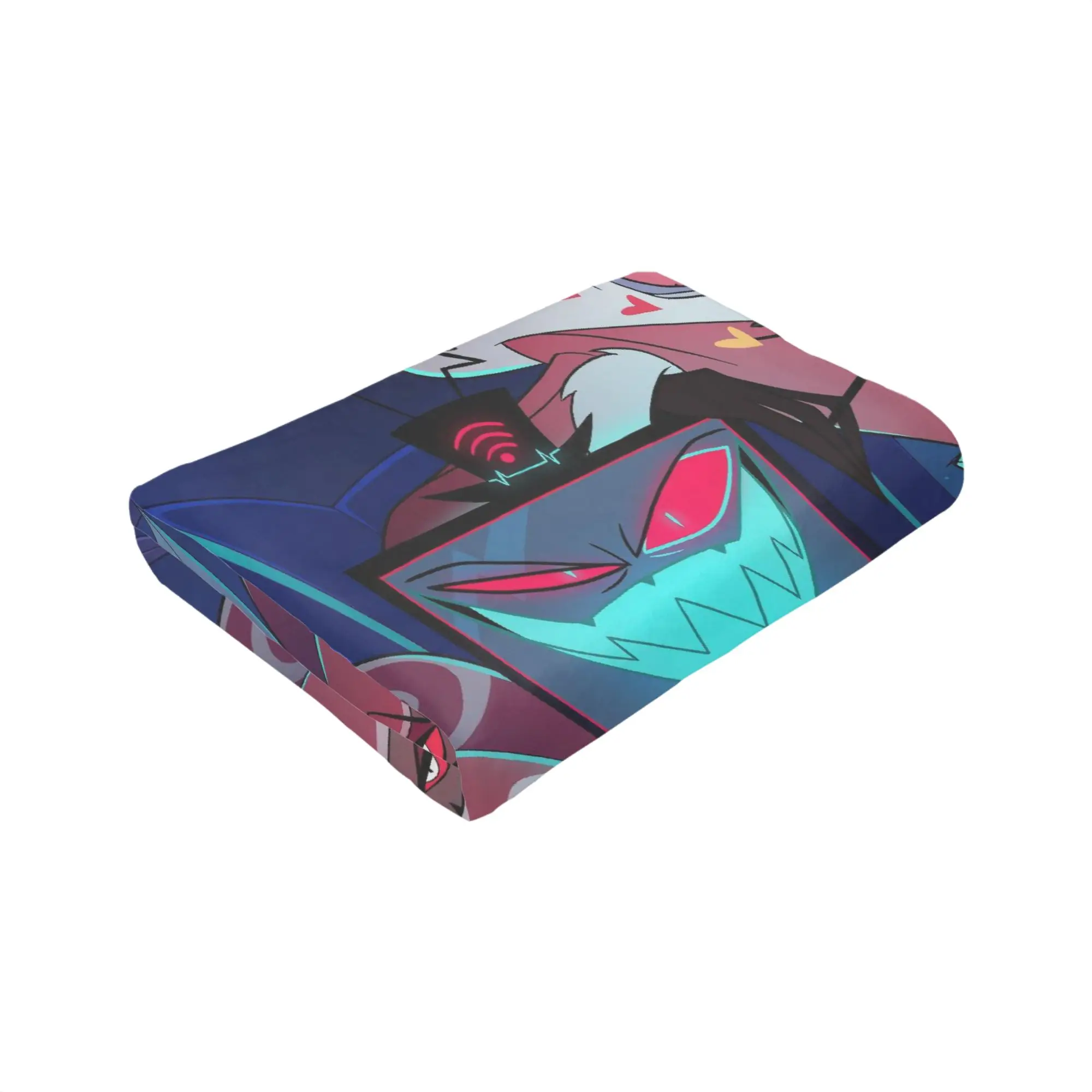 الكرتون Hazbins الفنادق بطانية الفانيلا النسيج ديكور المحمولة لينة رمي بطانية للسرير الأريكة الفراش يلقي