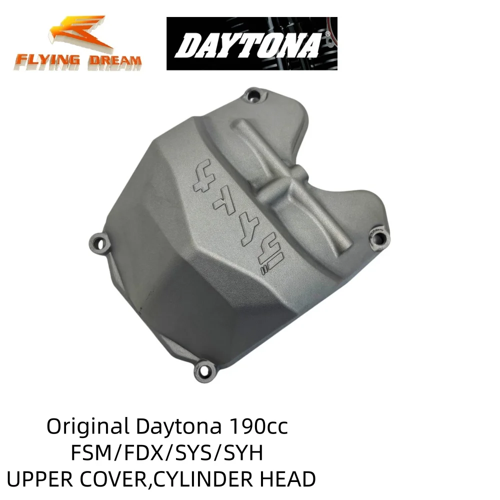 Original Daytona Upper Cover Cylinder Head For Daytona 190cc DT190 FSM FDX SYS SYH Kick-Start Engine Anima 4 Valves