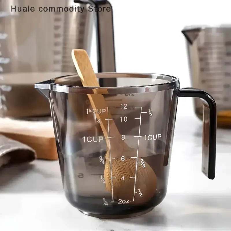 1 قطعة أكواب قياس سائل الخبز PS مقياس كوب البلاستيك قياس حجم كوب أدوات المطبخ الخبز 150/300/600/1000 مللي