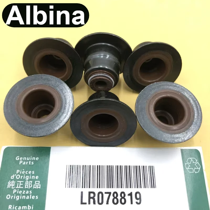 LR078819 24Pcs Valve Stem Seals For Land Rover  Petrol Engine Valve Stem Oil Seal Replacement Repair Kit