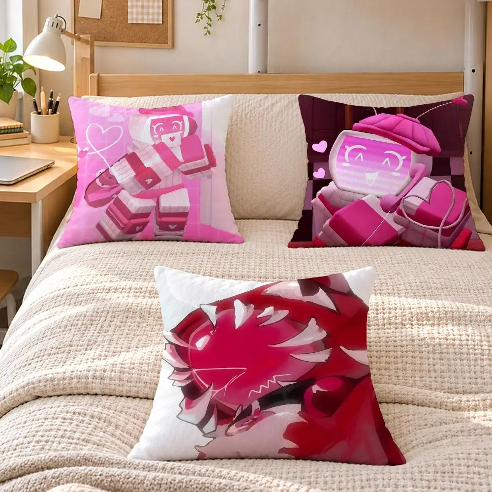 Game Horror V-Veronica Lovebug Cushion Cover Soft Short Plush Sofa Bedroom Den Car Dorm Decor Gifts