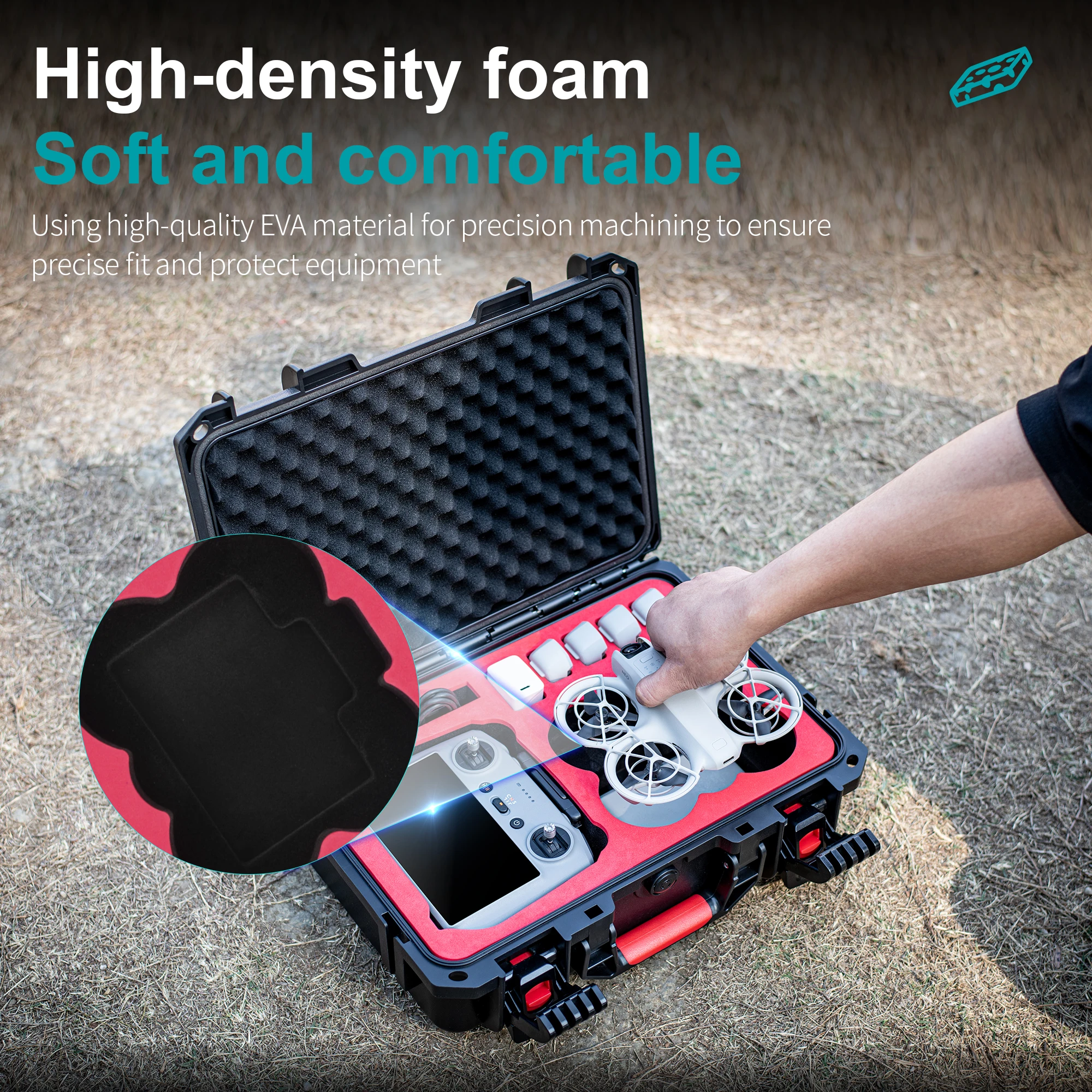 Portable Hard Waterproof Case  - огляд і ціна Drone Charging Hub