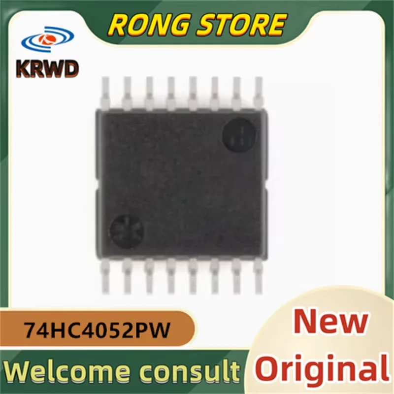 (20PCS/50PCS/100PCS) HC4052 74HC4052PW 74HC4052PW,118  TSSOP16  New and Original Chip IC