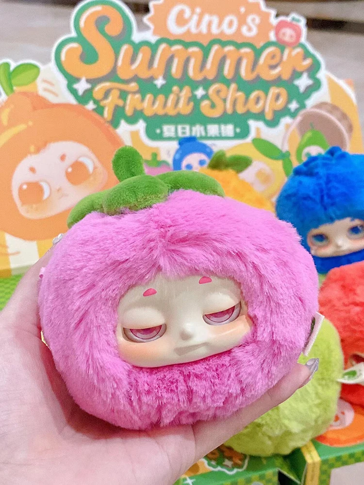 Oryginalna seria Cino's Summer Fruit Shop pudełko z niespodzianką zabawki Cartoon śliczne pluszowe akcja Anime rysunek modna zabawka kolekcjonerska