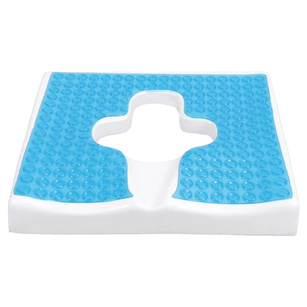 Breathable Bedsore Pad T Shaped Opening Triangular Slope Design Pad Anti Decubitus Cushion for Elderly Bedridden Disabled