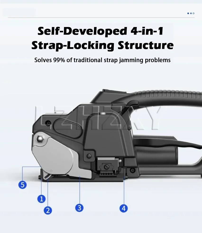 Portable Handheld 7-16mm PET/PP Strap Strapping Machine Electric Packaging Strap