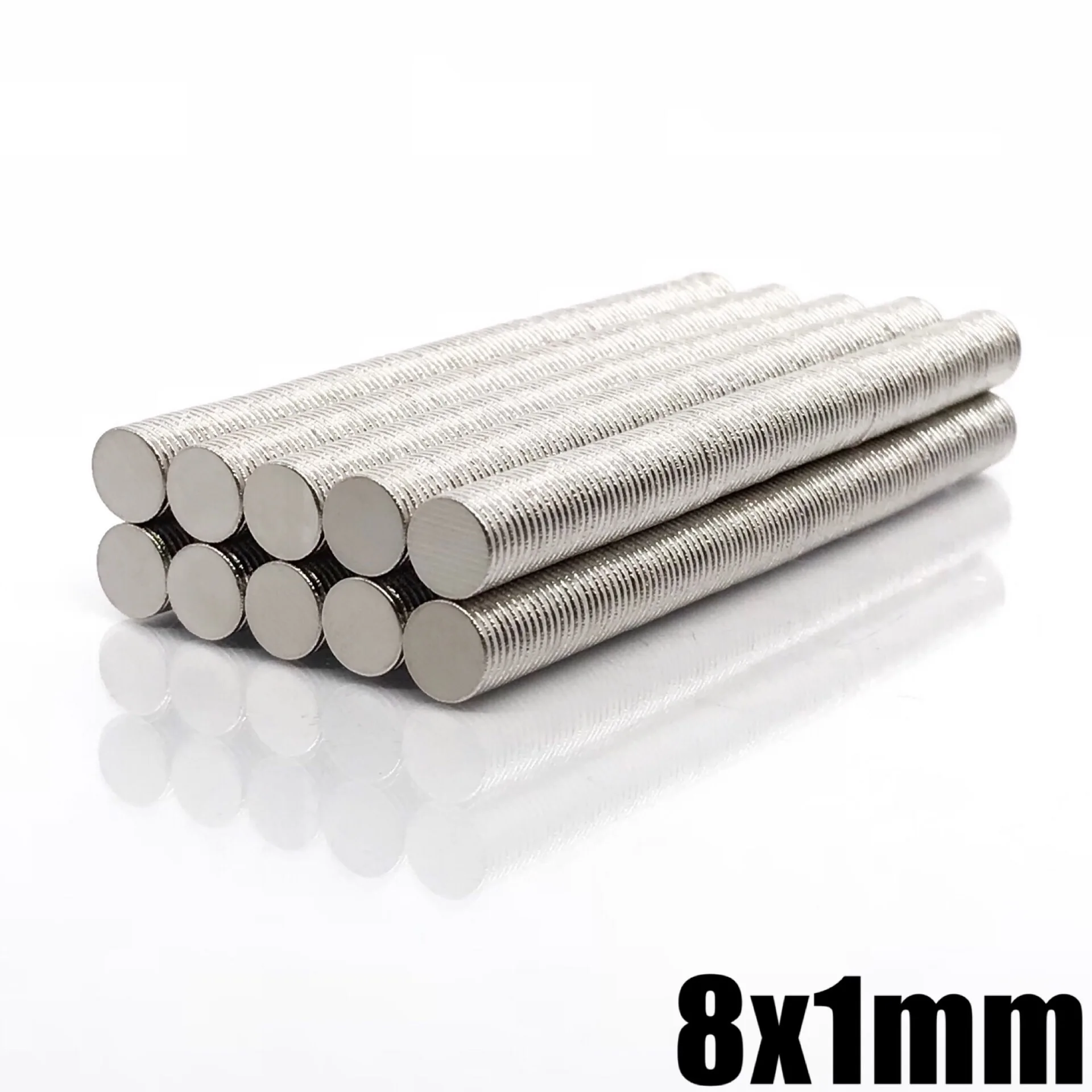 10/50/100/200/500/1000pcs 8x1 Super Powerful Strong Bulk Round NdFeB Neodymium Disc Magnets 8x1mm Dia N35 Rare Earth Magnet 8*1