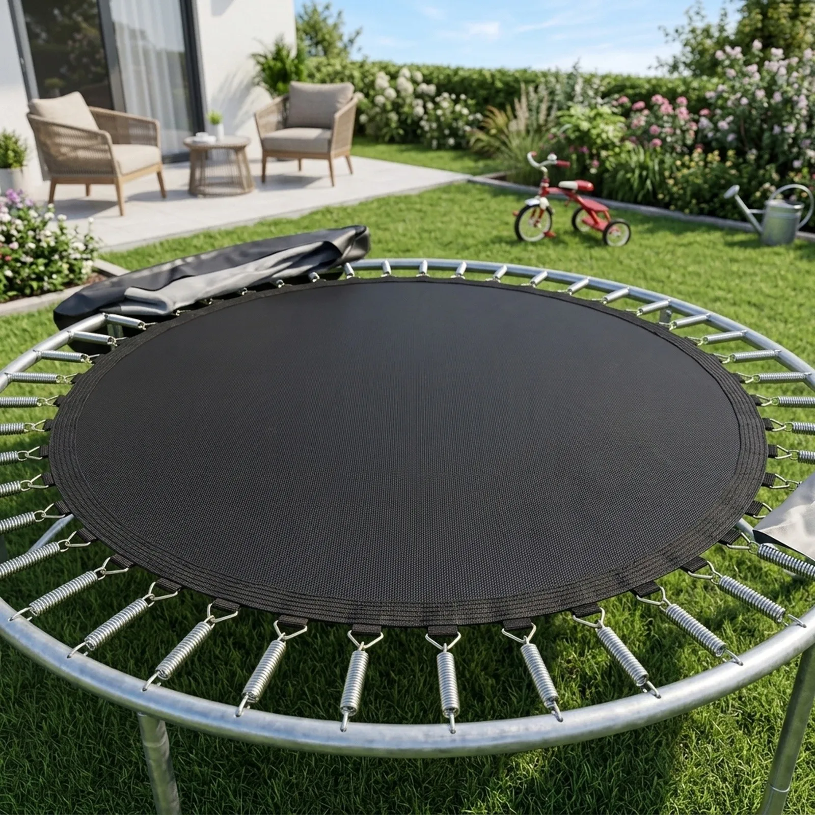 Mat Mat Mat Replacement Resistant 150cm Approx. Black For 6ft Frame Jumping Mats Mat Mat Mat Replacement Resistant