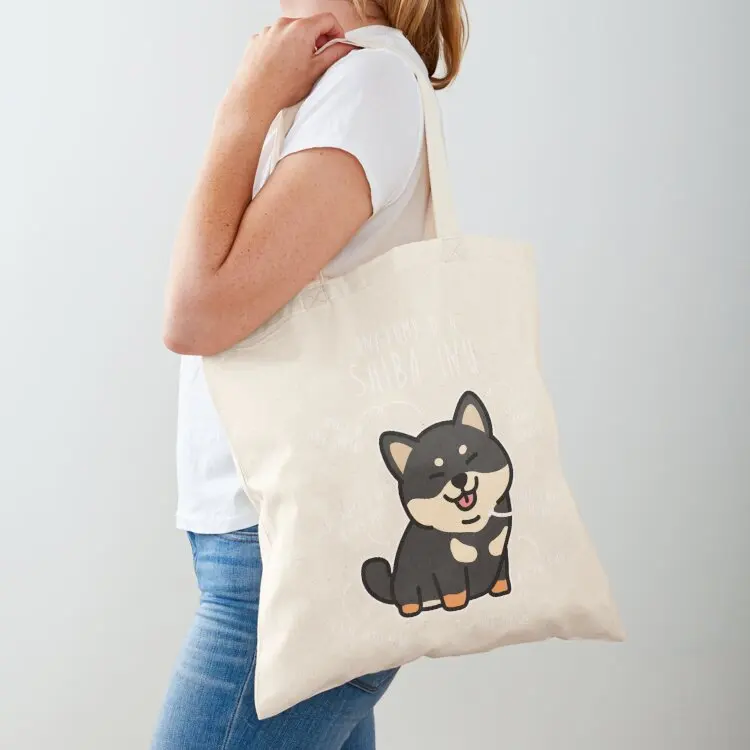 

Black and Tan Shiba Inu Dog Anatomy Tote Bag tote bags cloth bags Handbags Candy bags Women's handbag