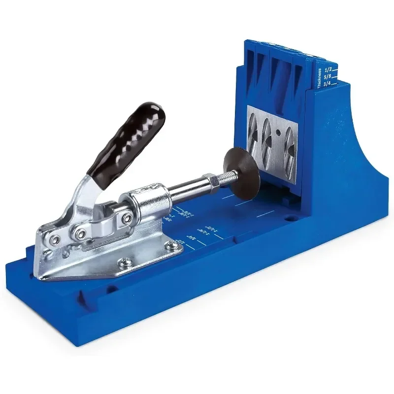 

K4 Pocket Hole Jig - Adjustable, Versatile Jig For Strong Joints - Create Perfect, Rock-Solid Joints - Easily Adjustable Dr