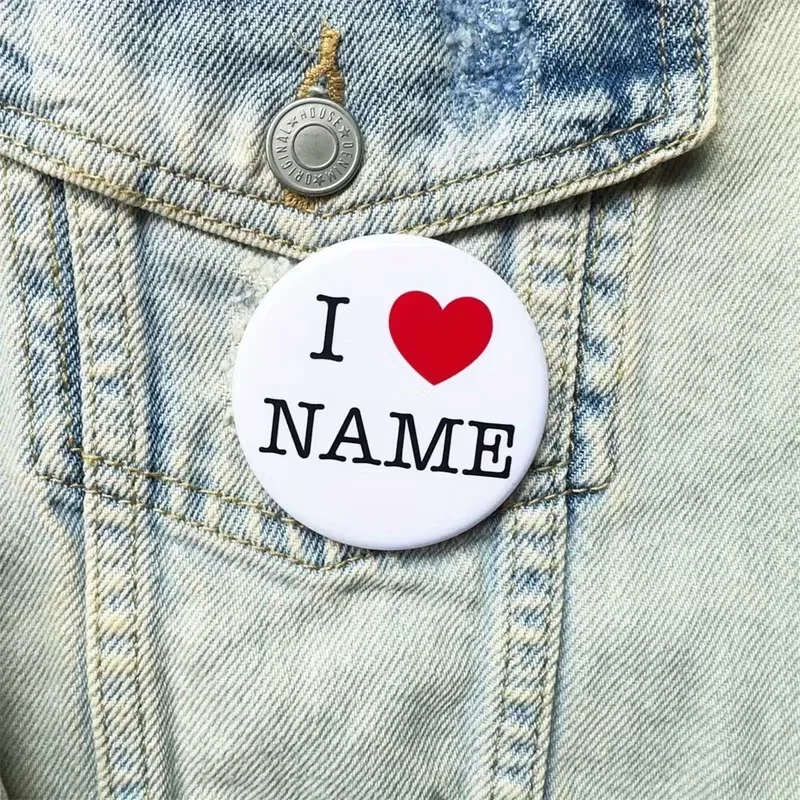 Custom 32mm Pin Badge Personalized Design Customizable Pin Brooch for Various Occasions