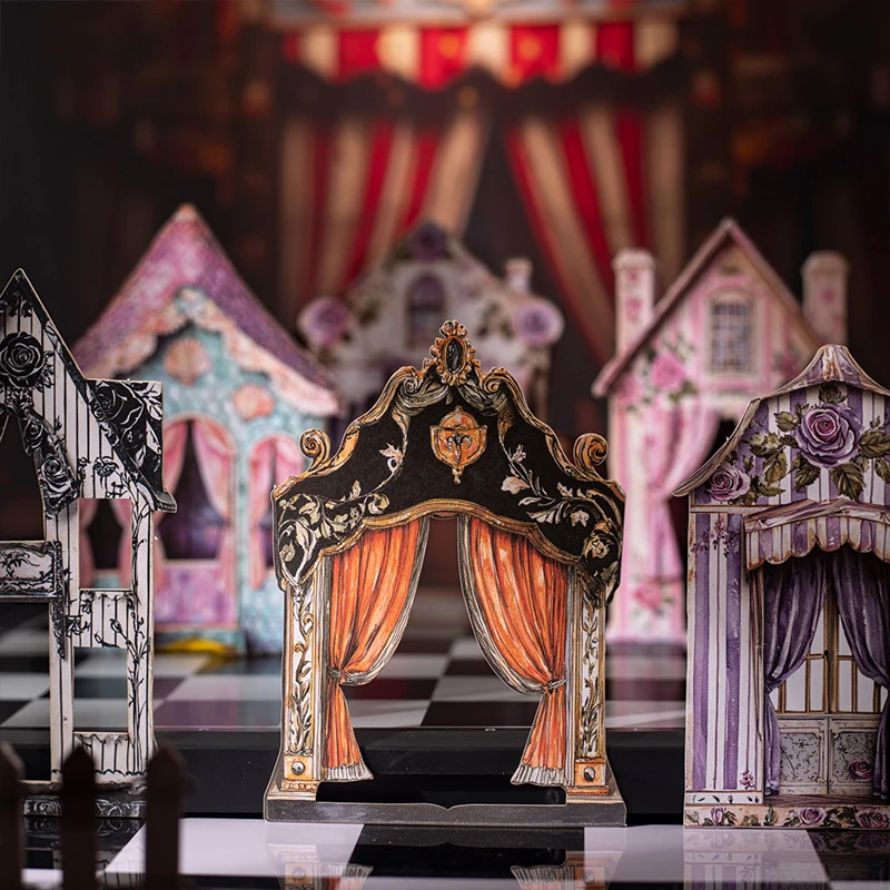 

Журнал GO, 10 шт., милые наклейки для кукольного домика, материалы для изготовления карт, твердые карты, журналы, скрапбукинг, аксессуары «сделай сам»