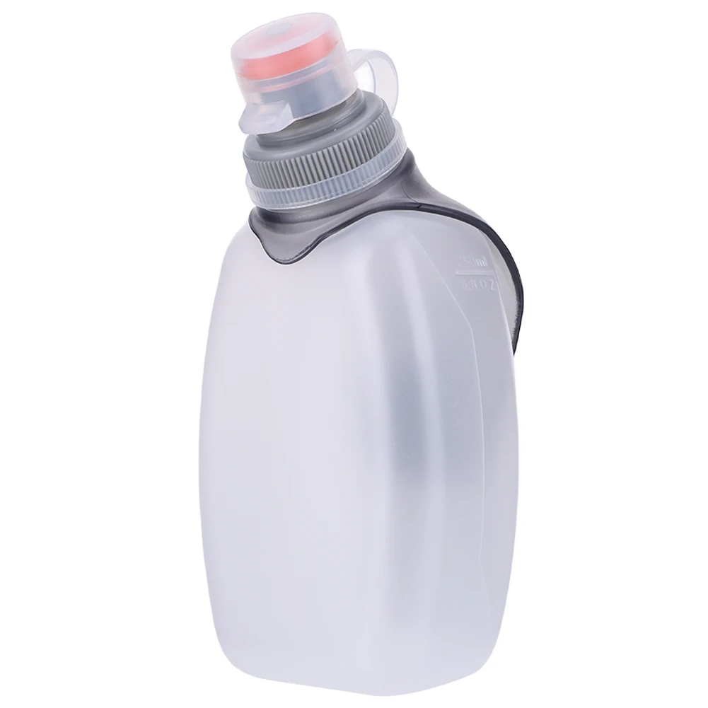 2-5 قطعة زجاجة مياه رياضية مع مشبك وغطاء مقاوم للغبار 250 مللي زجاجة مياه ضغط زجاجة مياه قوس مانعة للتسرب للتخييم وركوب الدراجات