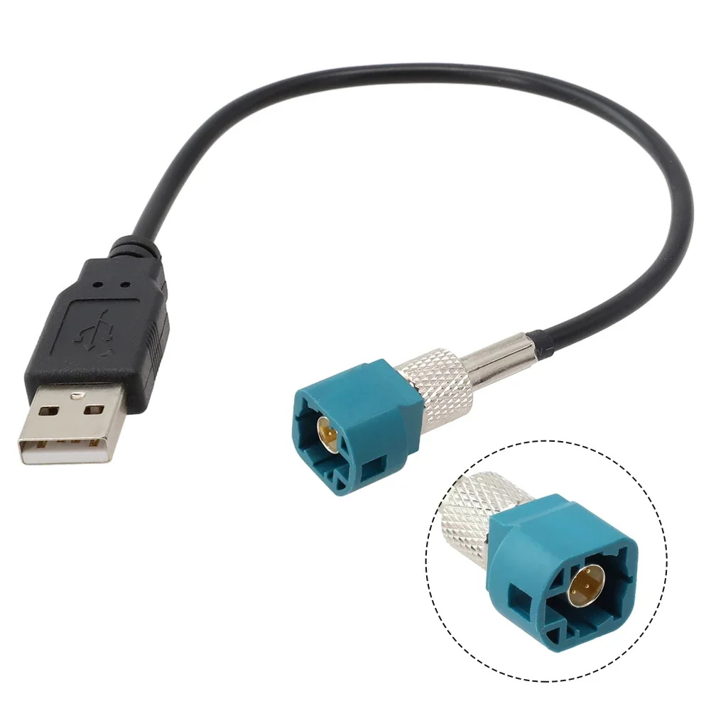 

USB Conversion Line Practical Car CD Retrofit USB Adapter Cable for BMW and For Benz Black and Aqua Easy to Install