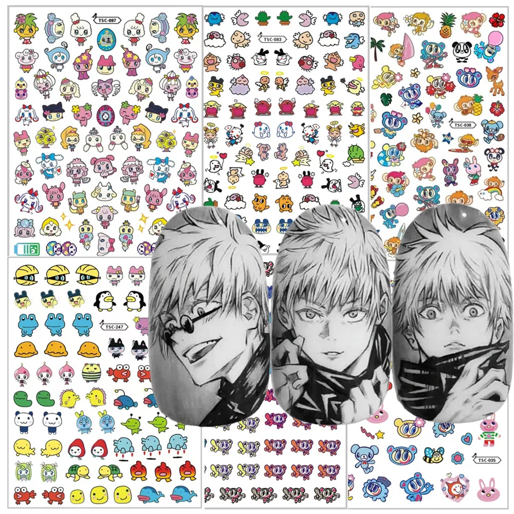 

TSC-190-196 ごじょう さとる3d Nail Stickers シール Jujutsu Kaisen Decal Slider Decor Stamp Apothecary Diaries tomagotchnail