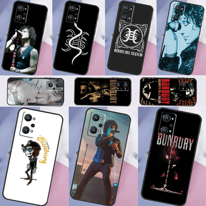 Enrique Bunbury For Realme GT Neo 5 3 2 C55 C35 C33 C31 C30 C25 C21Y C15 C11 Realme 10 8 9 11 Pro Plus Case