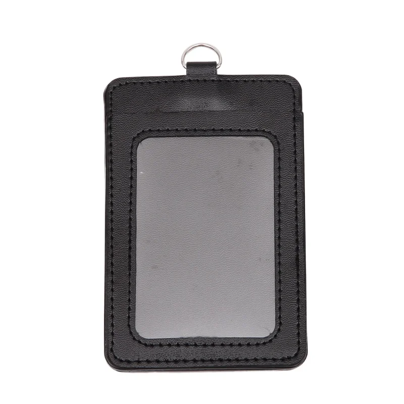 Funda de cuero PU con múltiples ranuras para tarjetas de crédito, estuche para tarjetas de identificación, estuche para permisos de trabajo, soporte para tarjetas de visita Horizontal y Vertical, 1 unidad