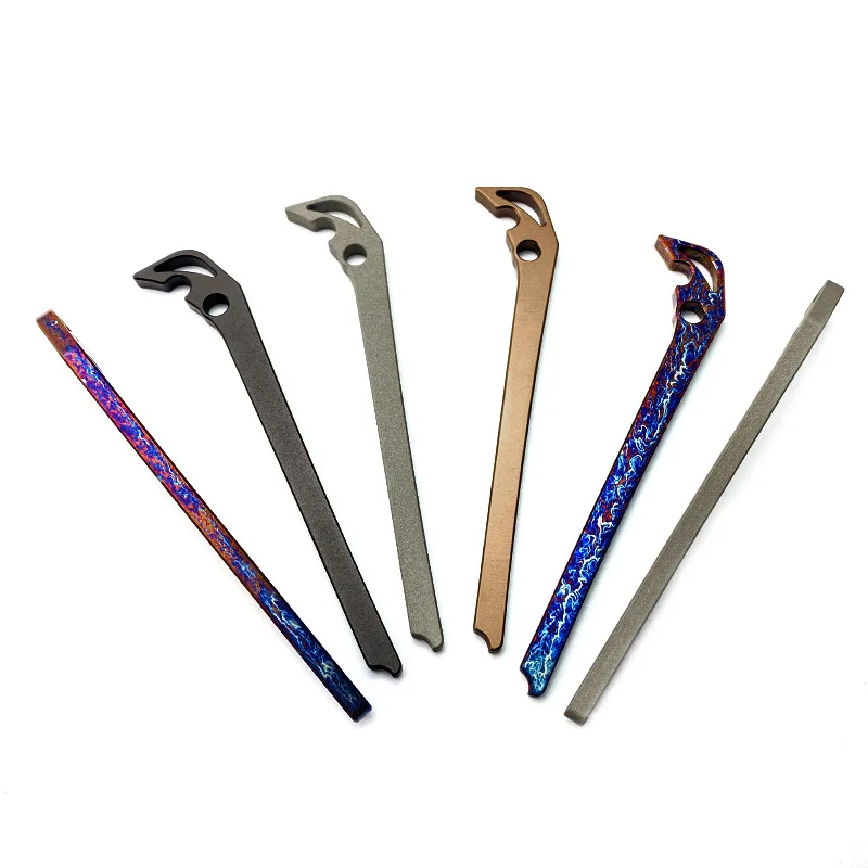 6 Colors Knife Titanium Back Spacer Spine Keel Liners For Chris Reeve Large Sebenza21 Sebenza31 Knives DIY Making Parts