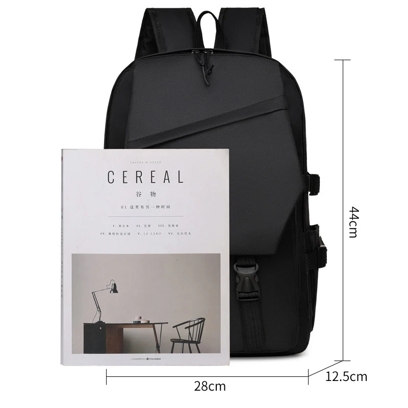 Business MEN'S Large Capacity Computer Backpack Student Backpack Simple and Casual Campus Backpack Waterproof coating  Backpacks