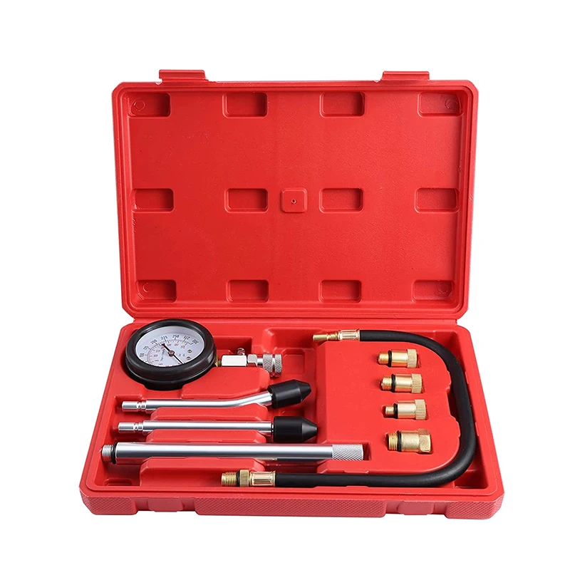 

Automotive Engine Compression Tester Tools Kit for Motorcycle Car Truck Engine Cylinder Gauge Fuel Pressure Tester Kit 0-300 PSI