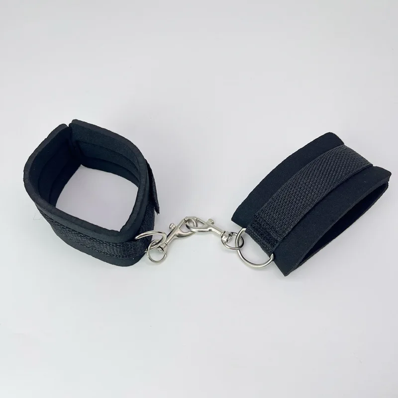 ملحق جنسي لا هزاز 18 سرير جنسي ضبط النفس BDSM عبودية مفتوحة الساق الكاحل الأصفاد الأزواج ألعاب الكبار أصفاد النايلون ألعاب الجنس #5
