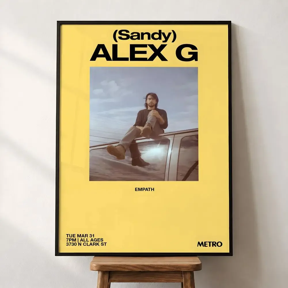 Musik Alex G Indie-Rock Sänger Songwriter Poster PP Wandkunstdruck Abnehmbar Wasserbeständig Heimdekoration Schlafzimmer Apartment Geschenk – Detail 14
