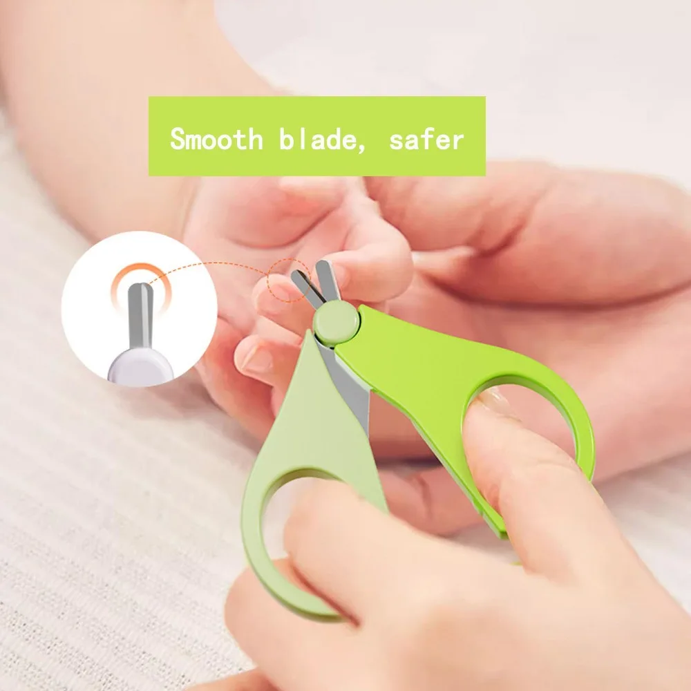 

4in1 Nail Trimmer Set Stainless Steel + ABS Safety Material Newborn Grooming Kit Anti-crushing Meat Durable Nail Clipper Set