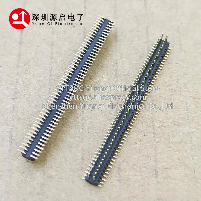 0.8mm Pitch Pin Header Connector Double Dual Row Male Female 2x50Pin 2*50p 100pin PCB Board Socket Pinheader SMT SMD image 4