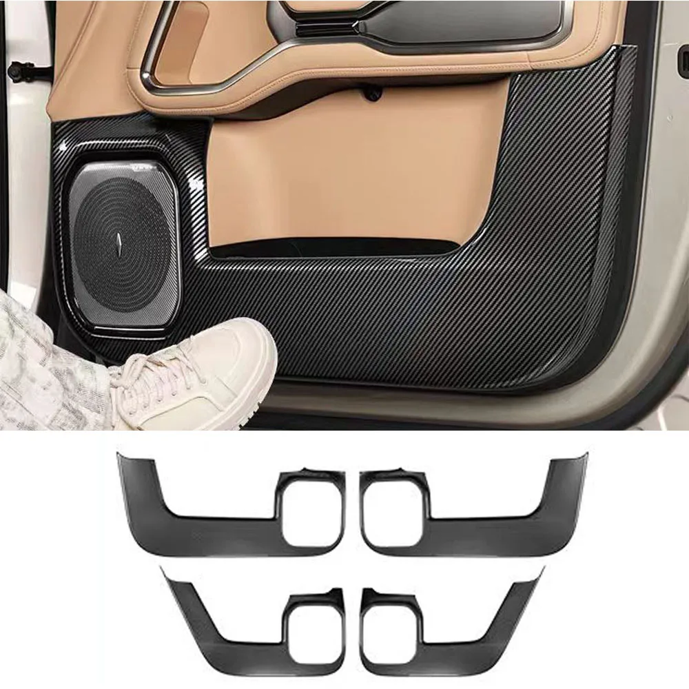 

Door Kick Plates Door Panels All Inclusive Protective Pads Carbon Fiber Patterned Interior For BYD Formula Leopard 8 2024 2025