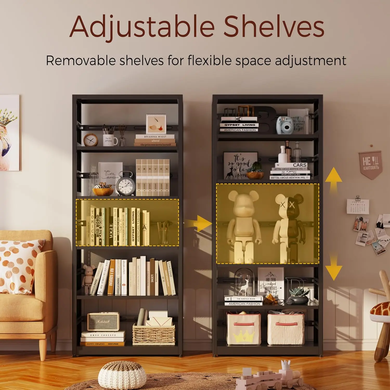 Metal Bookshelf, 68