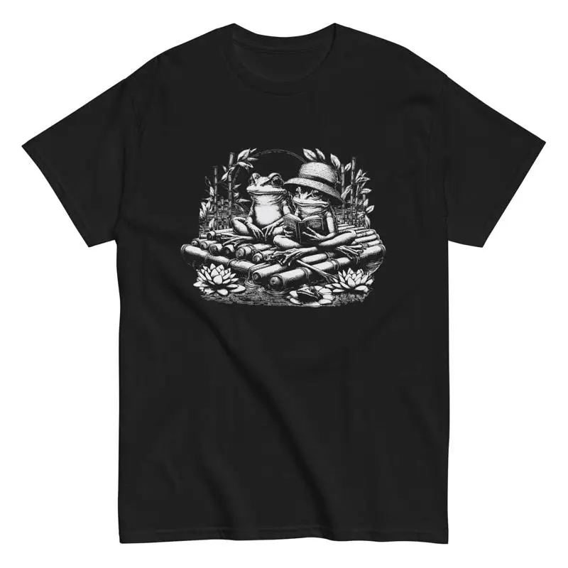 الضفادع على الطواف تي شيرت مضحك ريترو ستايل الجدة القطن