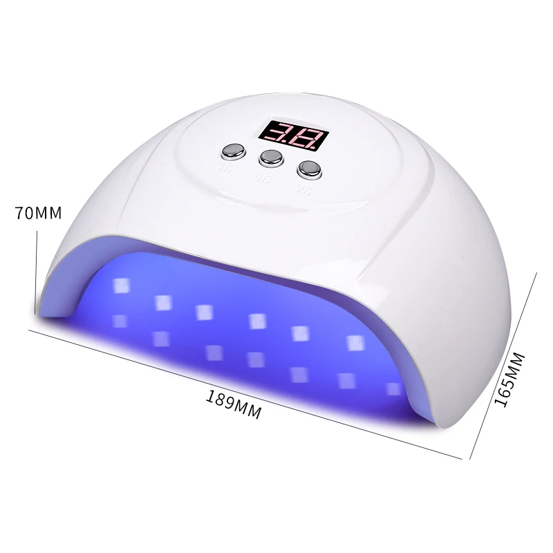 เครื่องอบเล็บยูวีแอลอีดีแบบพกพา สำหรับอบเจลขัดเงา อุปกรณ์ทำเล็บมือ