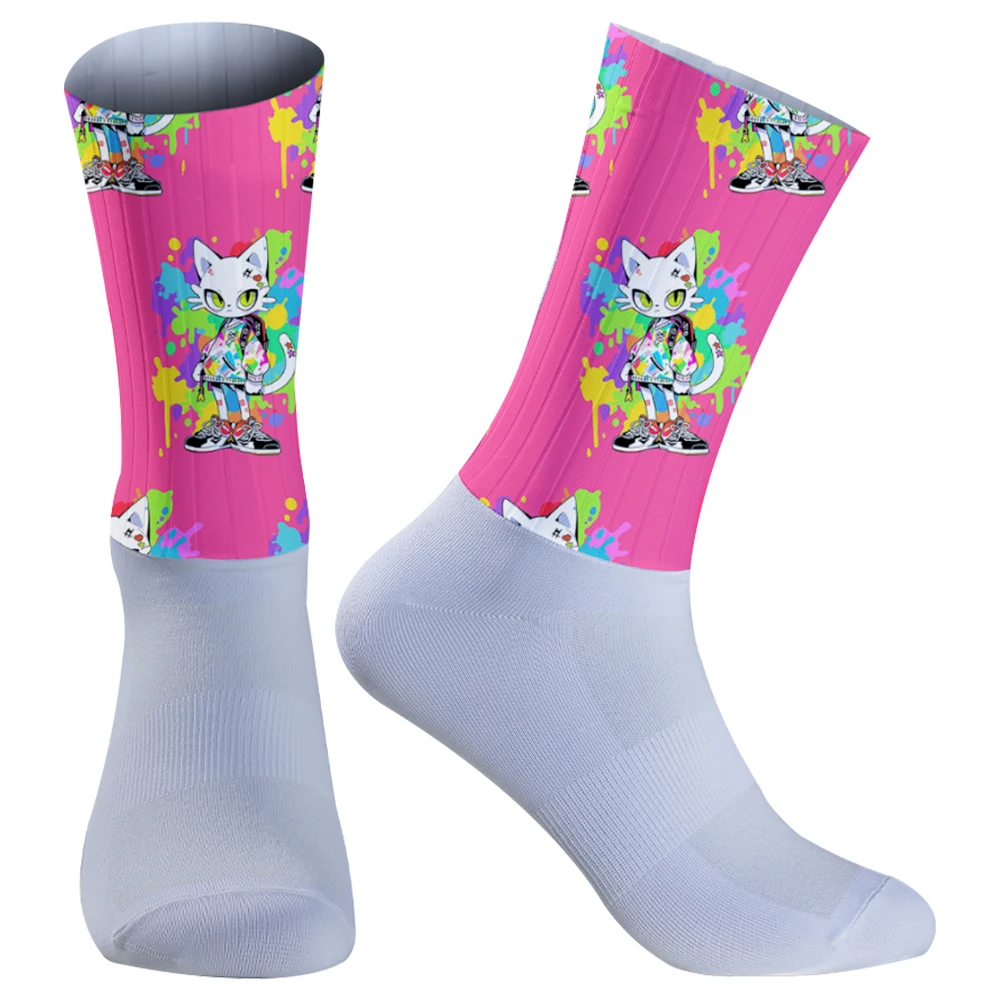 Crew Cycling Socks Running and cycling Socks New Firm Compression Fit Moisture Wicking Socks