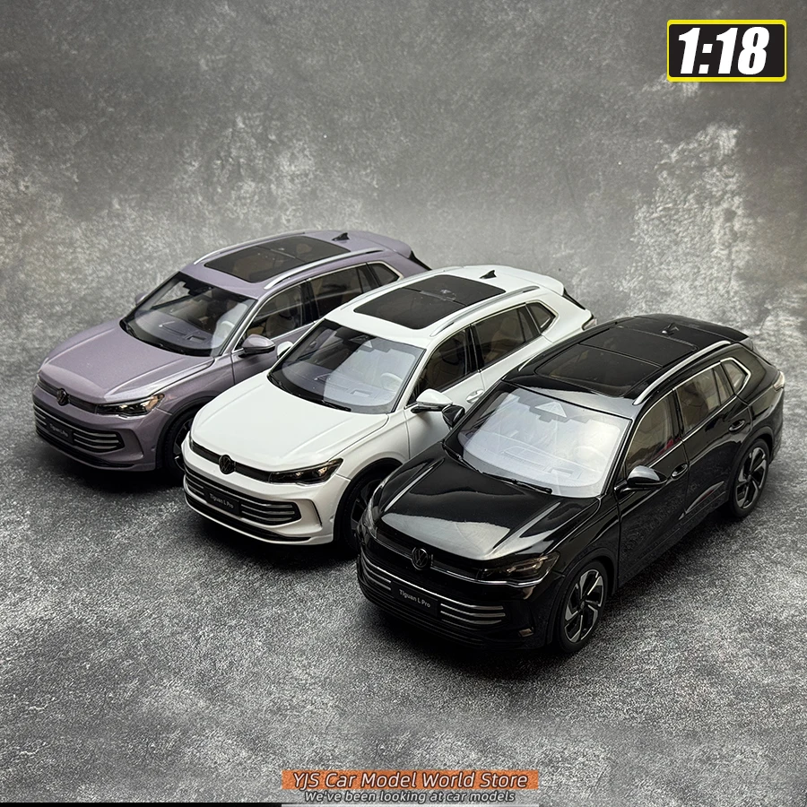 OEM Car Model TIGUAN L Pro 2024 1:18 Metal car model SUV static decoration holiday gift collection