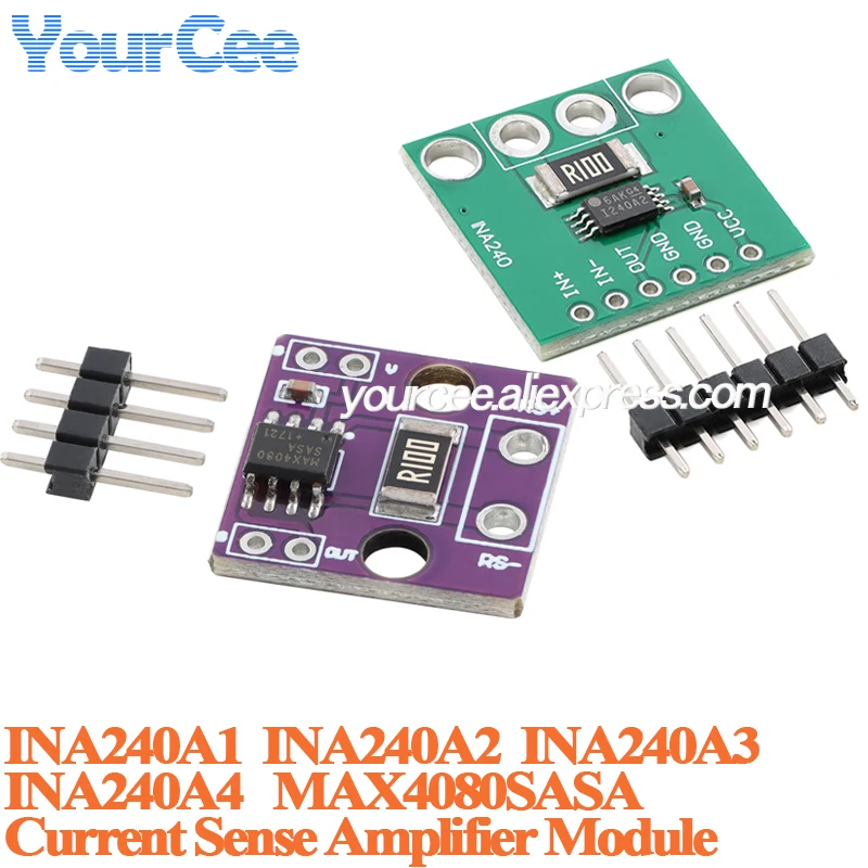 5pcs/1pc Current Detection Amplifier Module INA240A1 INA240A2 INA240A3 INA240A2 bidirectiona current acquisition monitor MAX4080