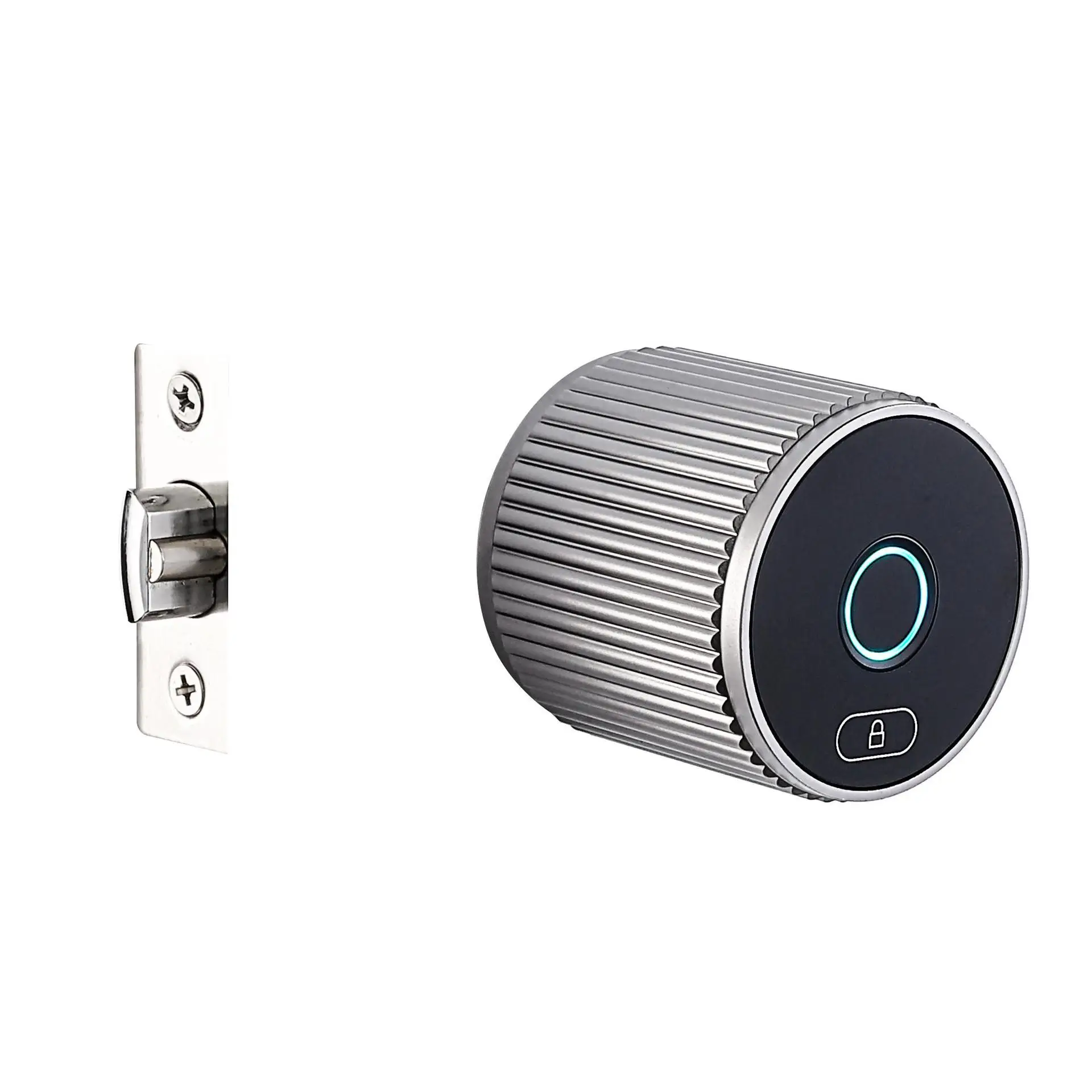 

Minimalist Round Spherical Door Lock, Bedroom Magnetic Suction Silent Room Door Handle, Household Ecological Simple Indoor Woode