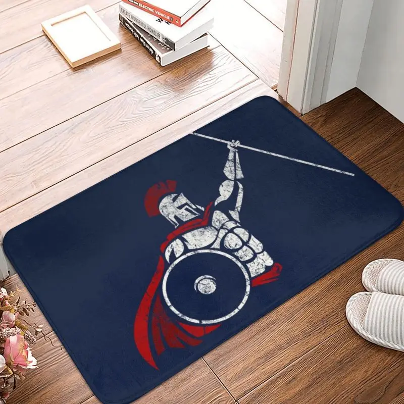 Spartan Warrior Doormat Anti-Slip Bathroom Kitchen Mat Living Room Floor Door Entrance Carpet Rug