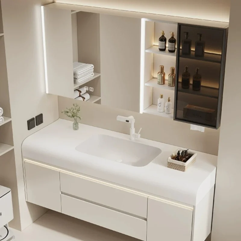 

Furniture Bathroom Cabinet Storage Small Closet Medicine Shelf Narrow Vanity Luxury Salon Station Floor Gabinete Kitchen Towel