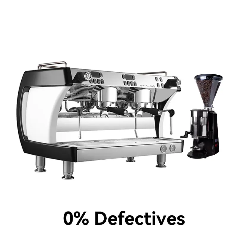 

Factory Price Profesional Italian E61 2 Group Semi Automatic Commercial Maker Coffee Espresso Machine With Milk Frother