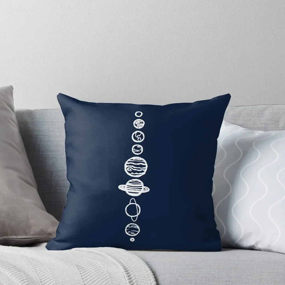 

Midnight Blue Planets Throw Pillow Christmas Throw Pillows Covers Sofa Cushions Covers Custom Cushion Photo pillow