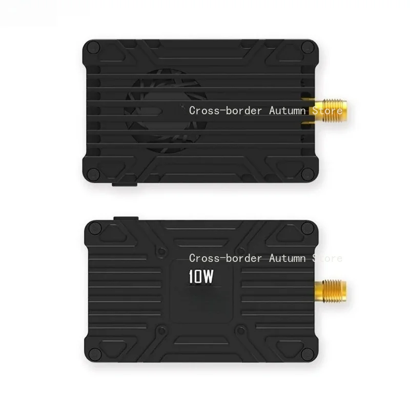 10W High Power VTX Video Transmitter 4.9G-6G 80CH Long Range PIT Mode FPV Drone 5.8G Transmission Module