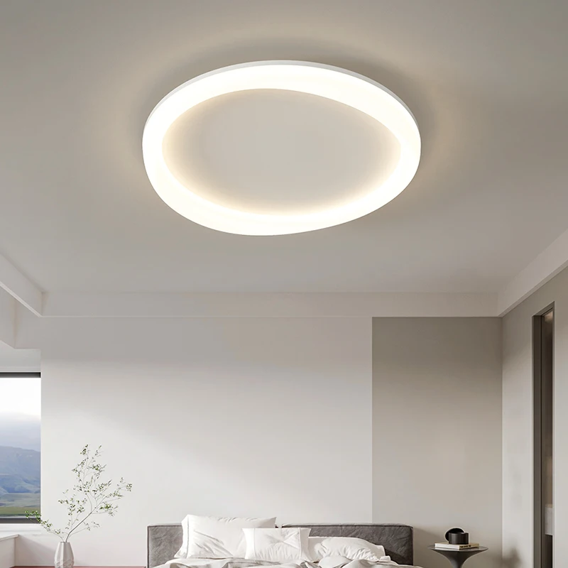 

Creative Master Bedroom Lamp Simple Modern Ceiling Lights Nordic Cream Household Children's Living Room Study LEDHome Decor Lamp