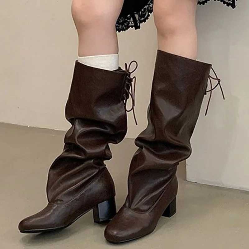 steet-style-winter-fashion-lace-up-round-toe-women-knee-high-boots-square-heels-long-booties-shoes-zapatos-de-mujer