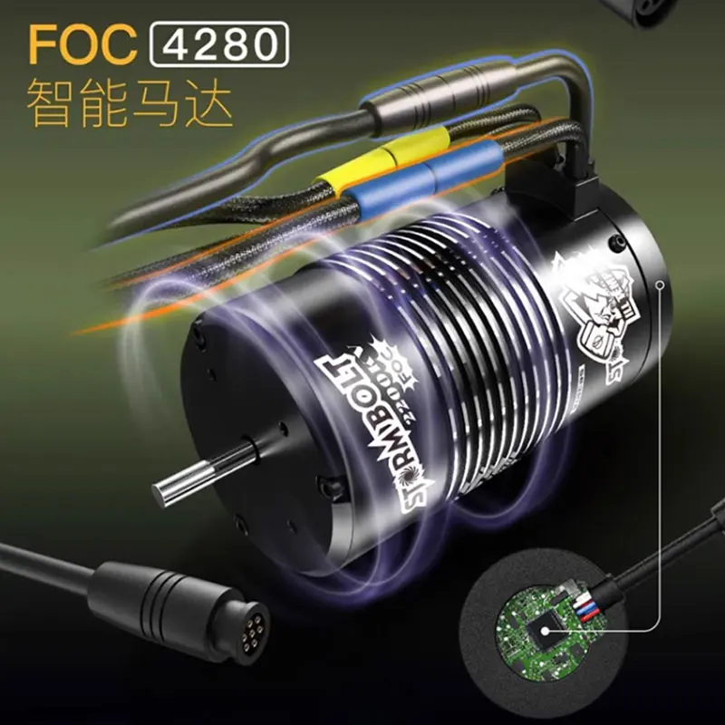 Crobol New 1/7 Remote Control Electric Mk-07 Large Climbing Off-Road Vehicle Differential Lock Dual Transmission Model Toys Gift